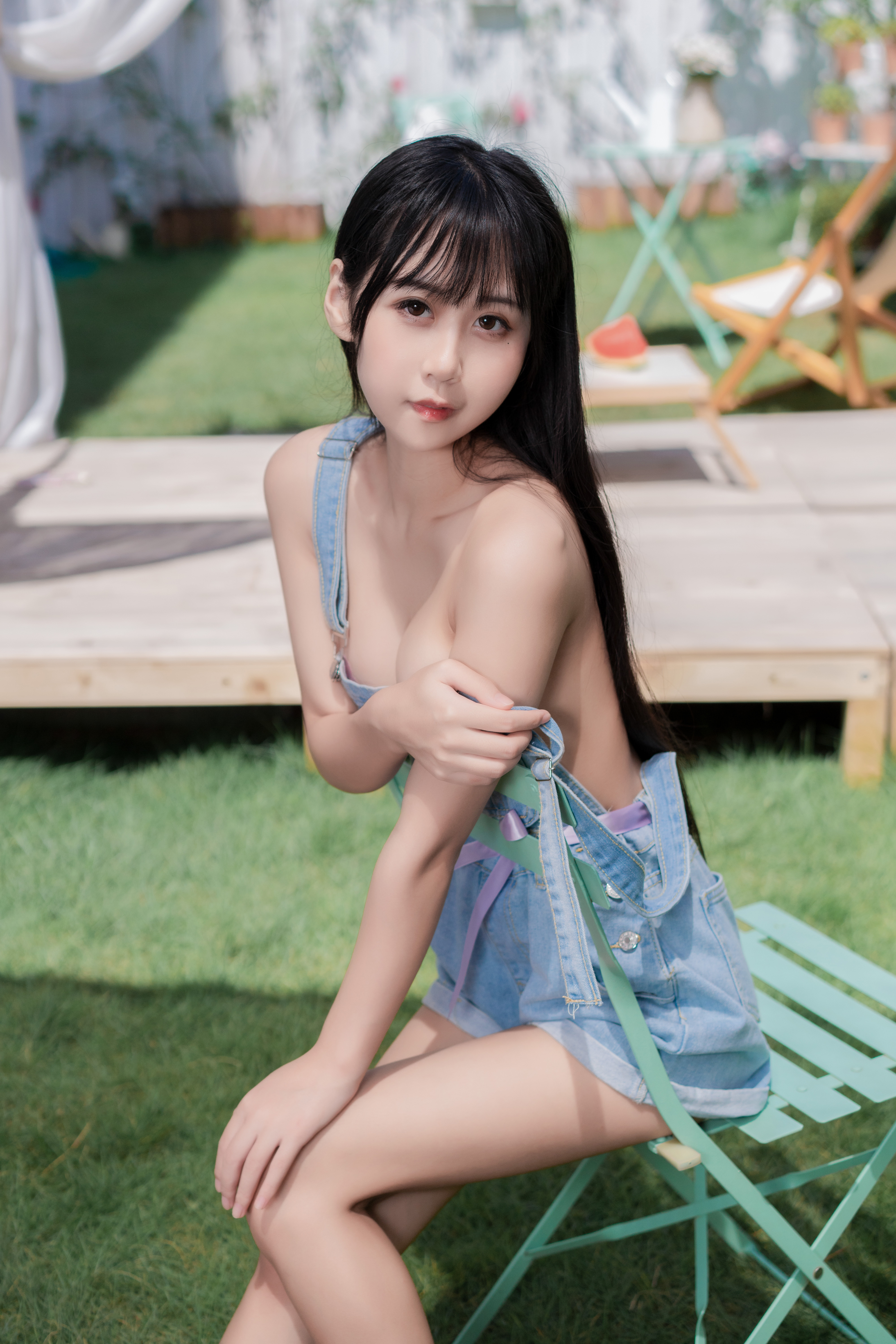 萌芽儿o0 西瓜与夏天少女私房写真